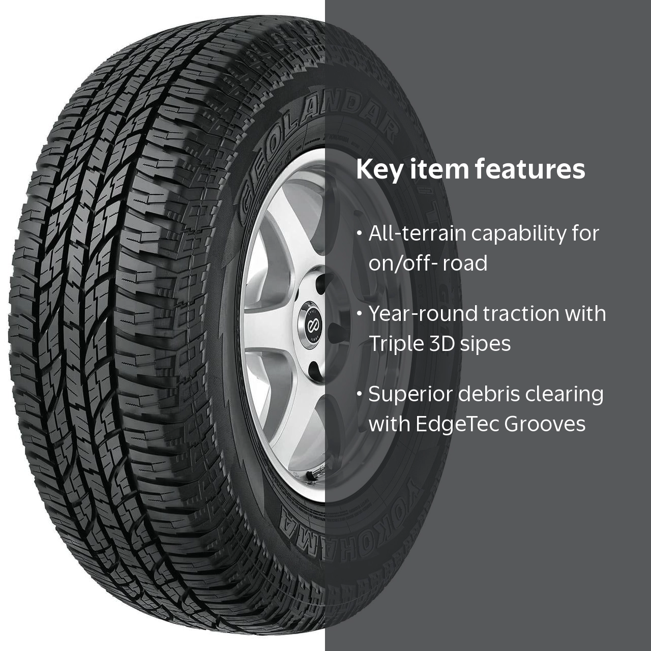 Yokohama Geolandar A/T G015 225/65R17 Multitasking All Weather
