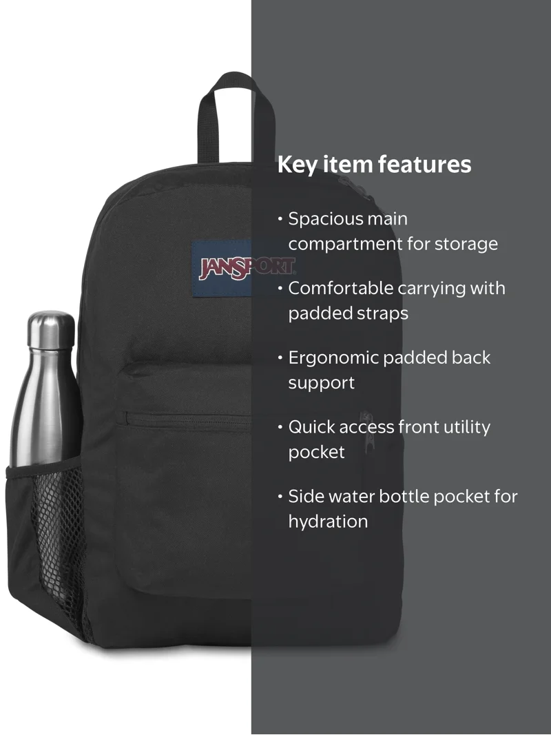 JanSport, Cross Town Backpack, 26 L, Unisex Campus Style - Walmart.com
