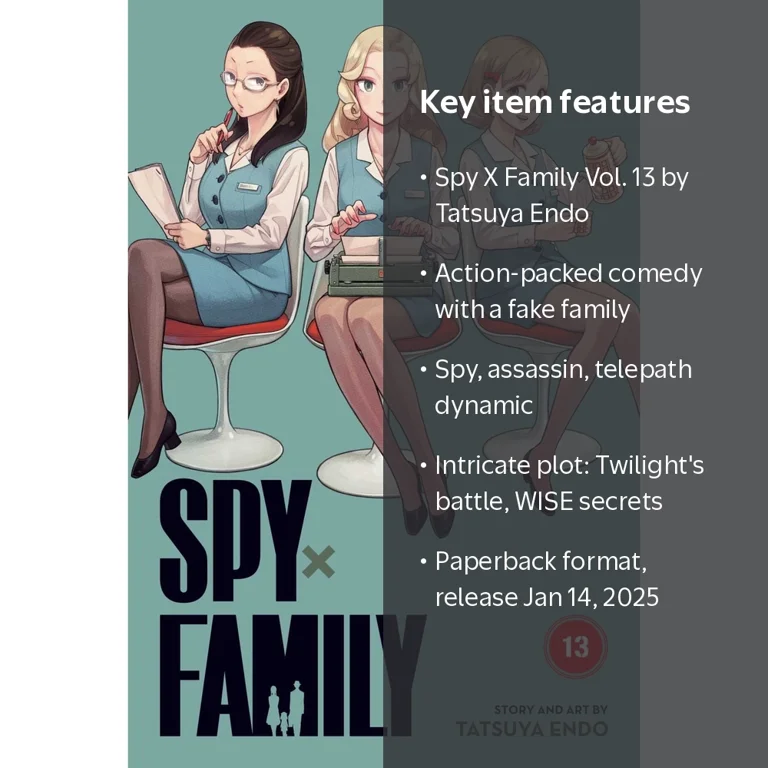 Tatsuya Endo, Spy X Family, Vol. 13 (Paperback), Action-Packed