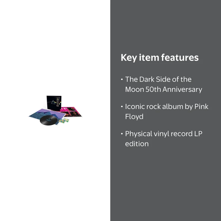 Pink Floyd - The Dark Side of the Moon 50th Anniv. Vinyl - Walmart.com