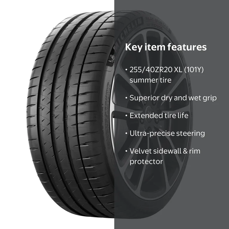 Michelin Pilot Sport 4 S Summer 255/40ZR20/XL (101Y) Tire