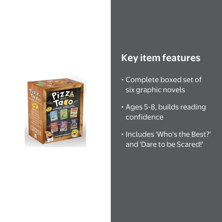 Stephen Shaskan, Graphic Novel Boxed Set, Books 1-6 - Walmart.com