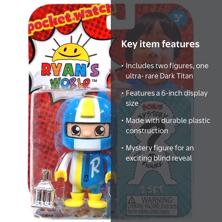 Ryan's World Autocross Ryan Mystery with Rare Dark Titan, 6