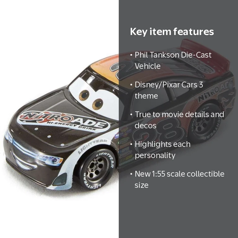 Disney/Pixar Cars 3 Die-Cast Vehicle - Movie Details - Walmart.com