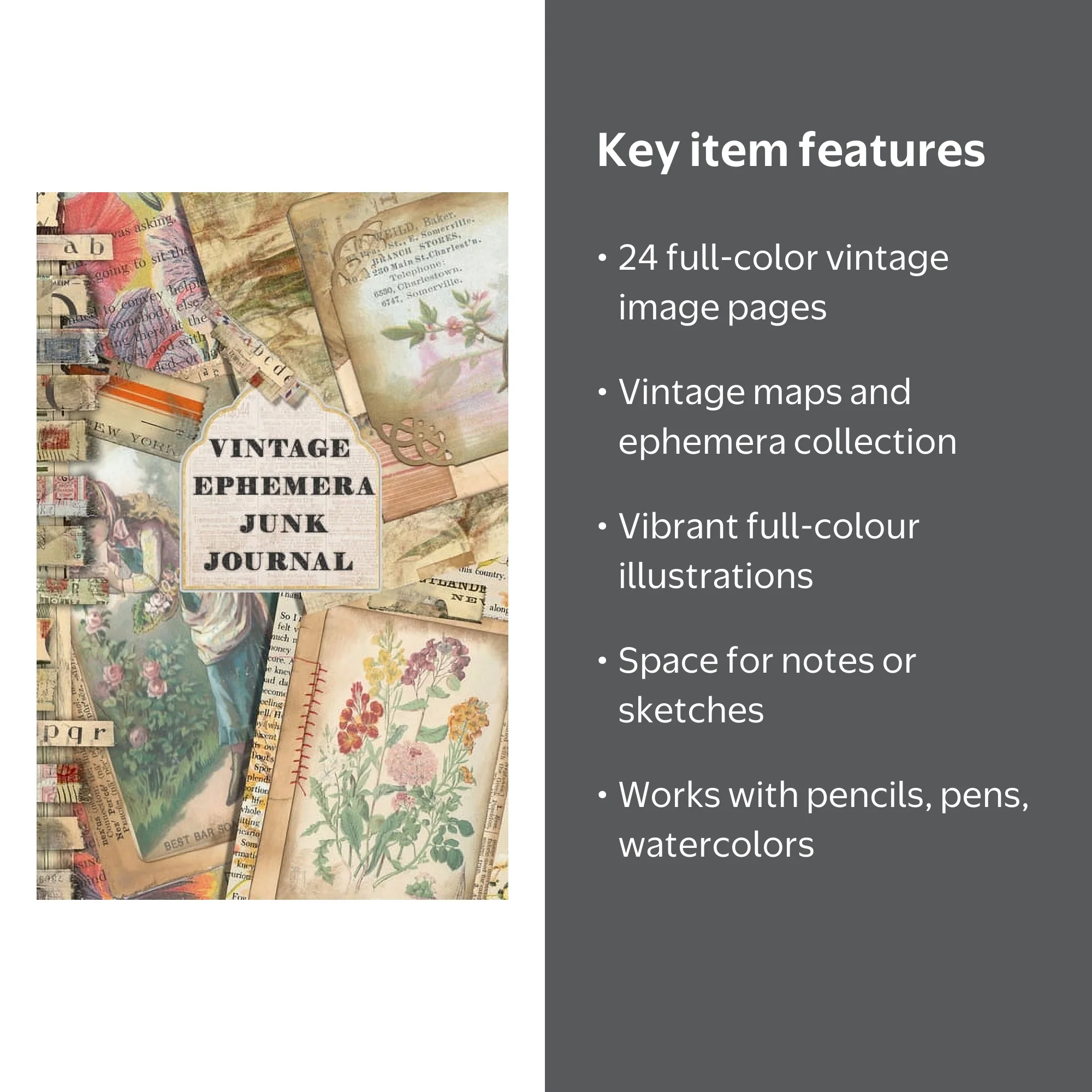 Creative Junk Journalling: Vintage Ephemera Junk journal: Full