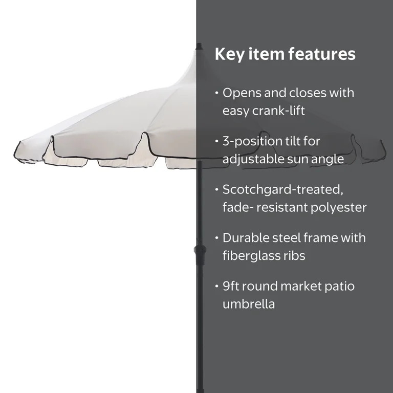 black patio umbrella walmart Amazon.com: COBANA 9' Solar with 32 LED Lights, Outdoor Table Market Umbrella with Tilt and Crank for Garden, Lawn, Deck, Backyard and Pool, Dark Blue : Patio, Lawn & Garden diameter shade your 42 AreShark 9 FT Patio Umbrella