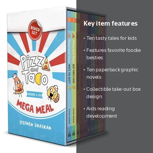 Pizza and Taco Pizza and Taco Mega Meal Boxed Set (Books 1-10): (A