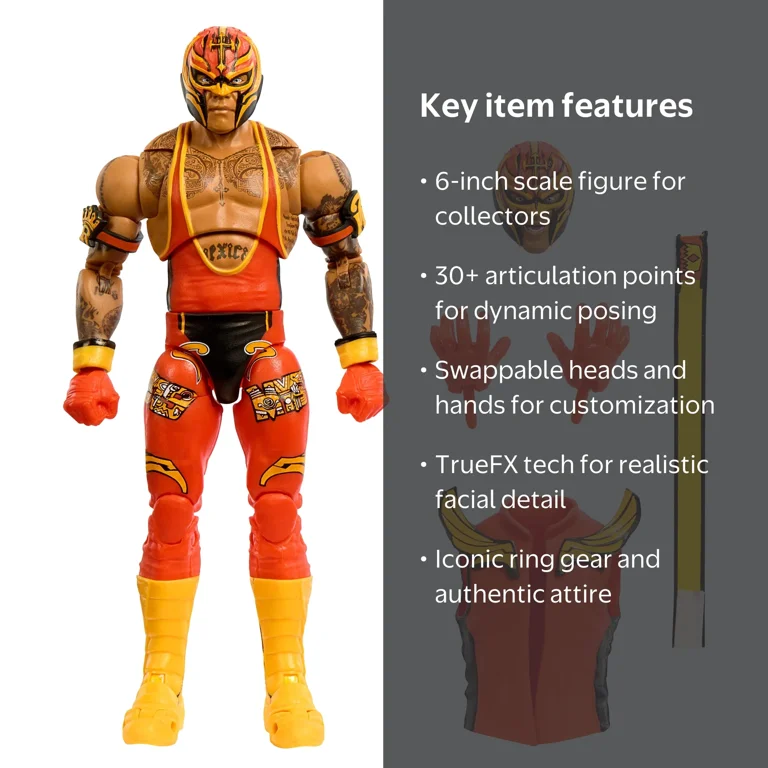 WWE Ultimate Edition Rey Mysterio Action Figure & Accessories Set