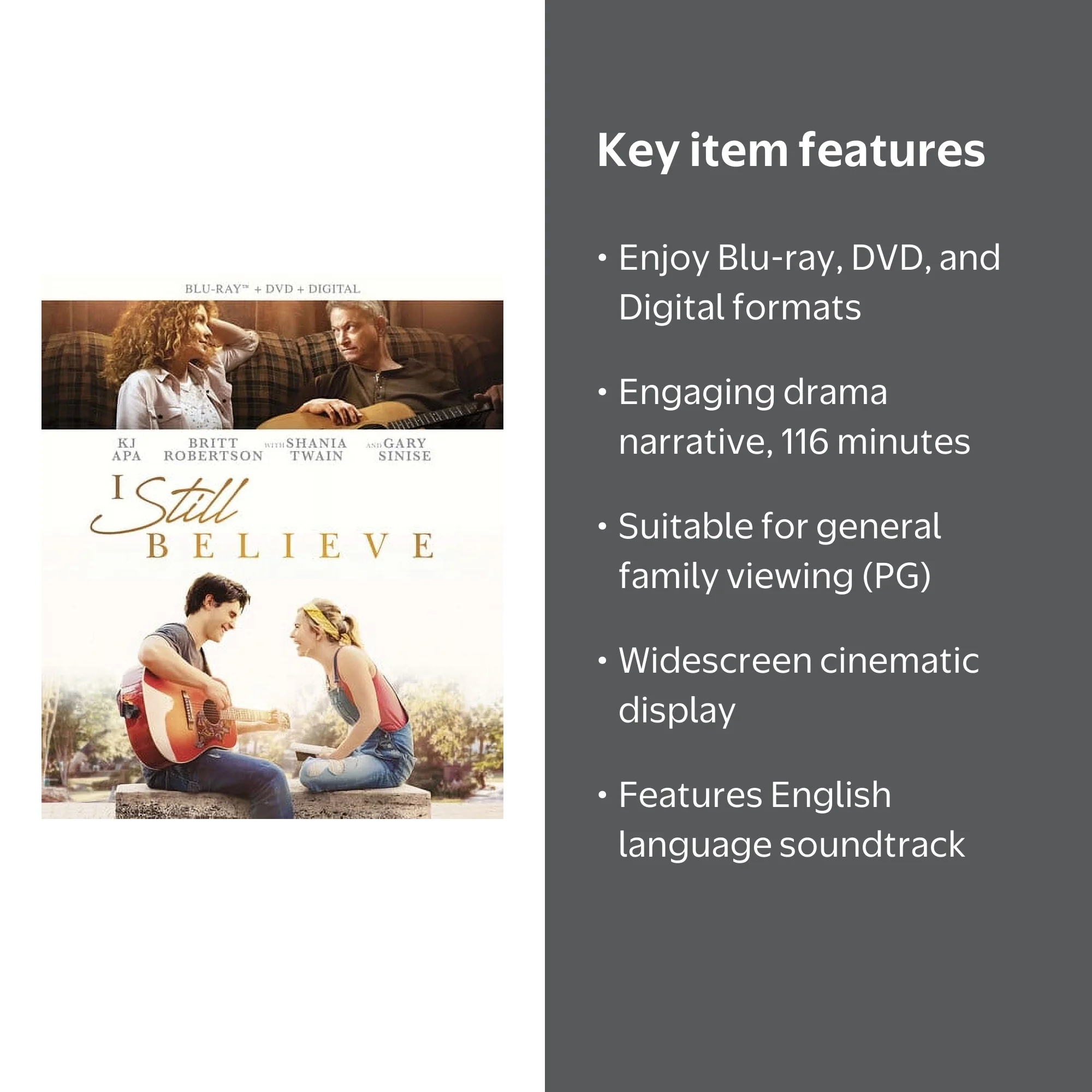 I Still Believe (Blu-ray DVD + ) - Walmart.com