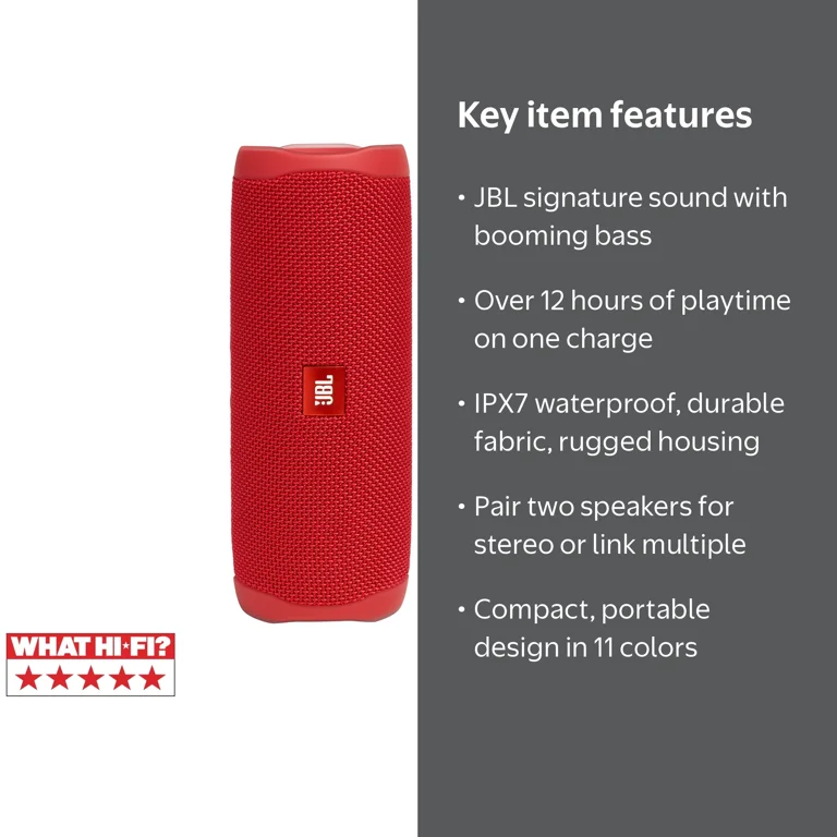 JBL Flip 5 Loud Bass Music Portable Waterproof Wireless Bluetooth