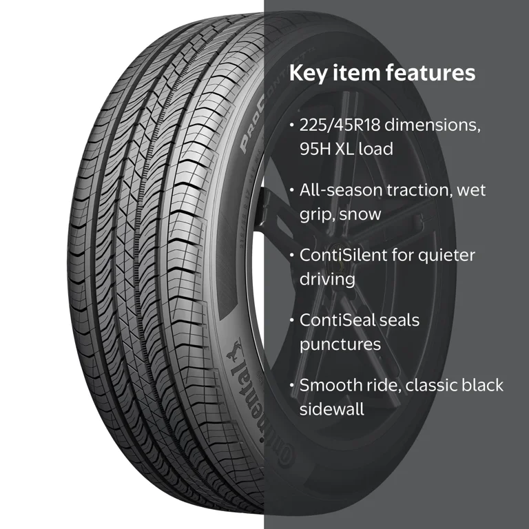 Continental ProContact TX 225/45R18 95H XL All Season Passenger