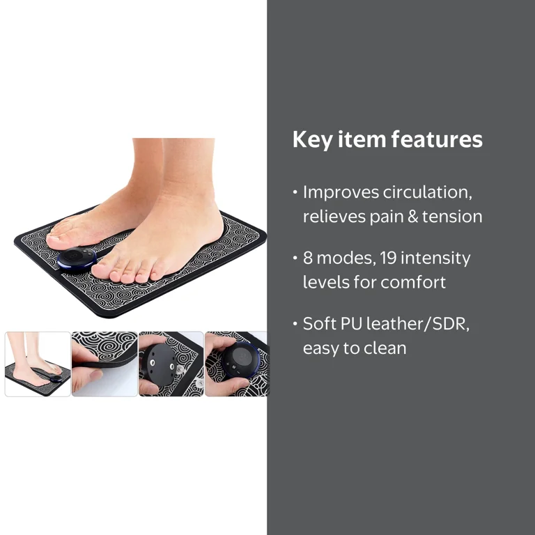 EMS Foot Massager Mat for Circulation & Neuropathy - 8 Modes 19