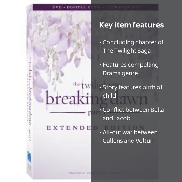 The Twilight Saga: Breaking Dawn, Part 1 (DVD), Summit Inc
