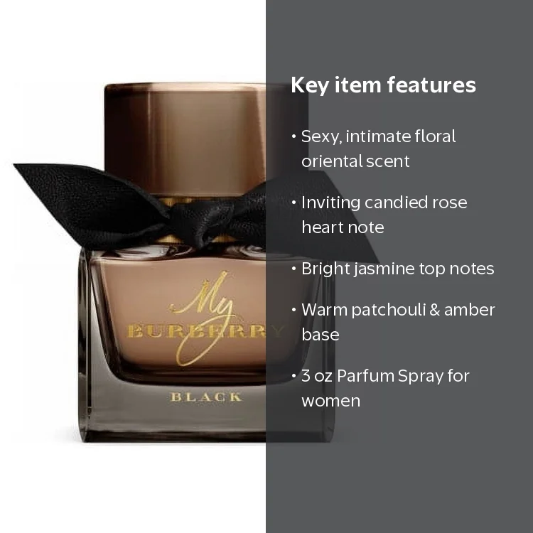 Burberry My Burberry Black Perfume for Women - Walmart.com