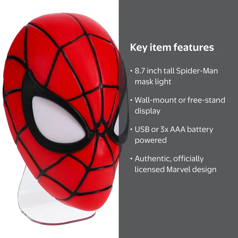 Spiderman Mask Light, 8.7