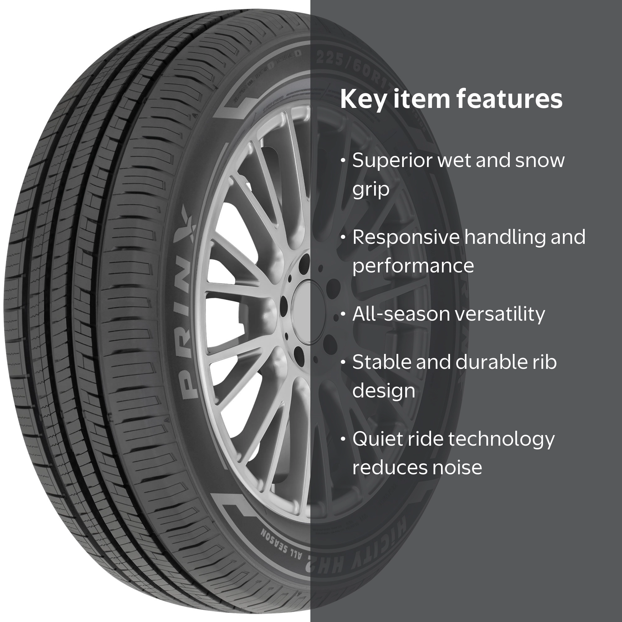 Prinx HiCity HH2 All-Season Tire for SUVs, CUVs, Light Trucks