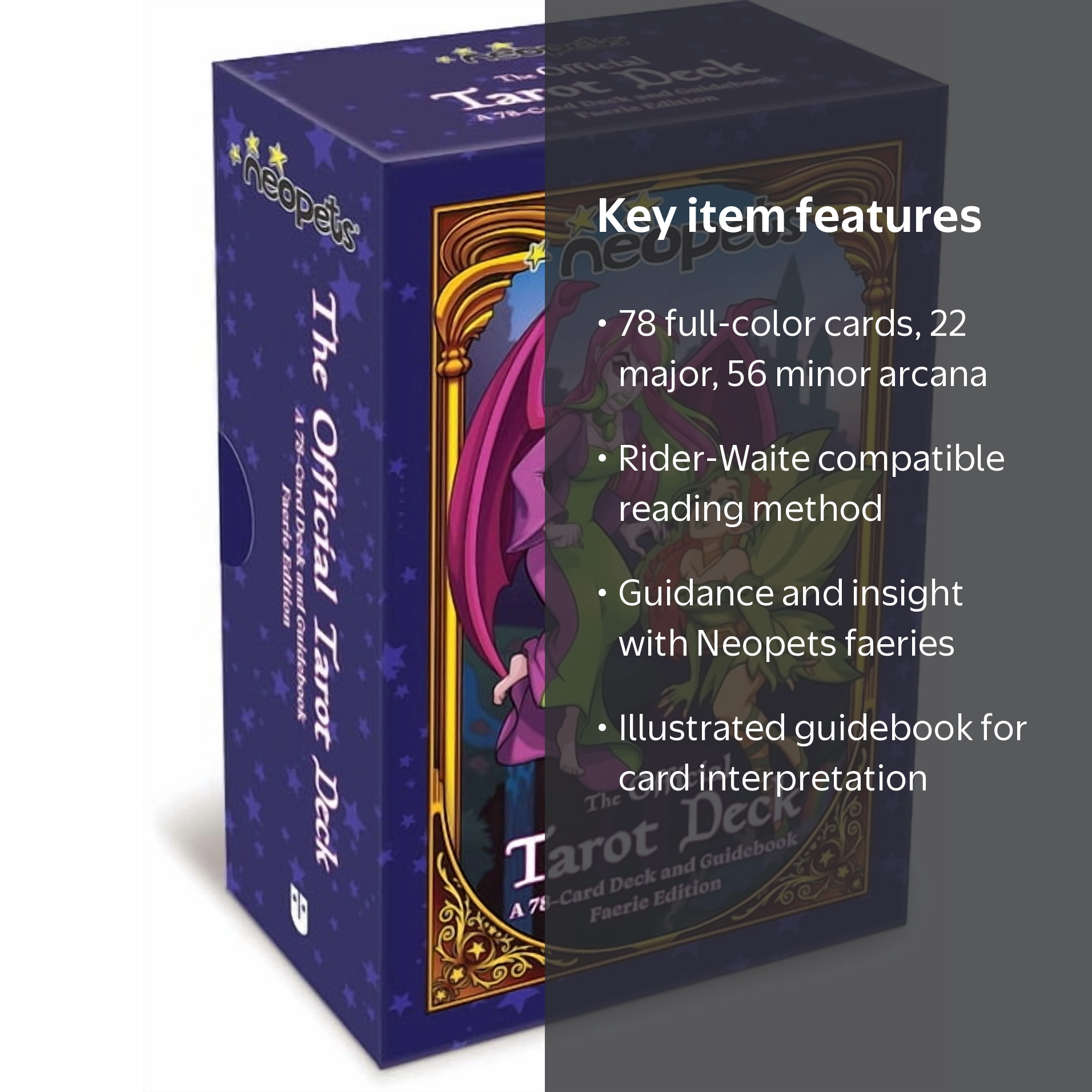 Aimee Scholz, Tarot Deck, Neopets Official 78-Card, Faerie Edition