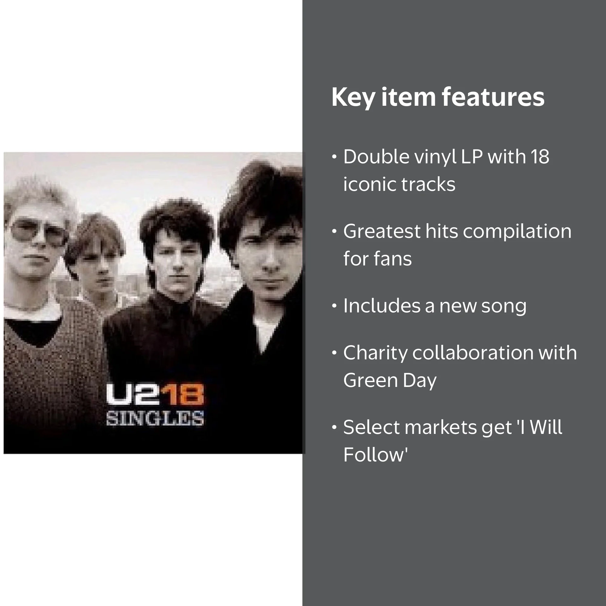 U2, Vinyl LP, U218 Singles, Greatest Hits, Music & Performance