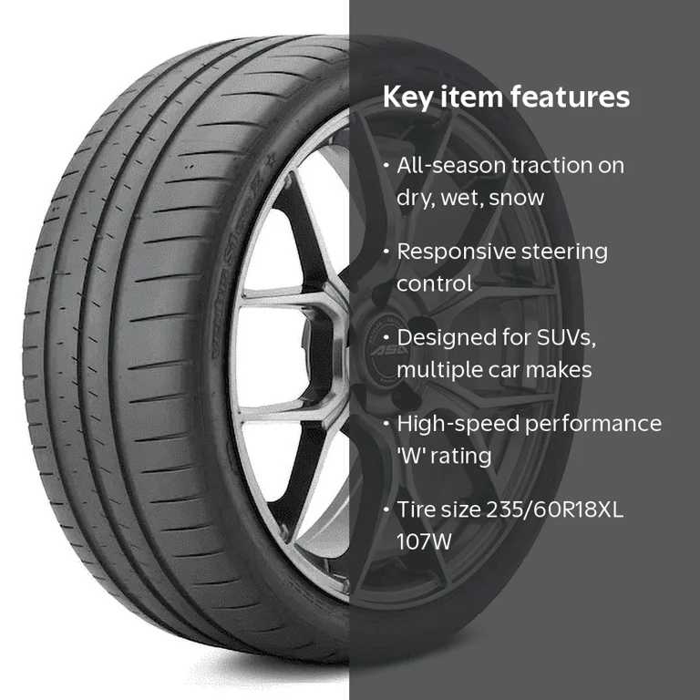 Hankook Ventus S1 evo Z AS X H129A 235/60R18XL 107W - Walmart.com