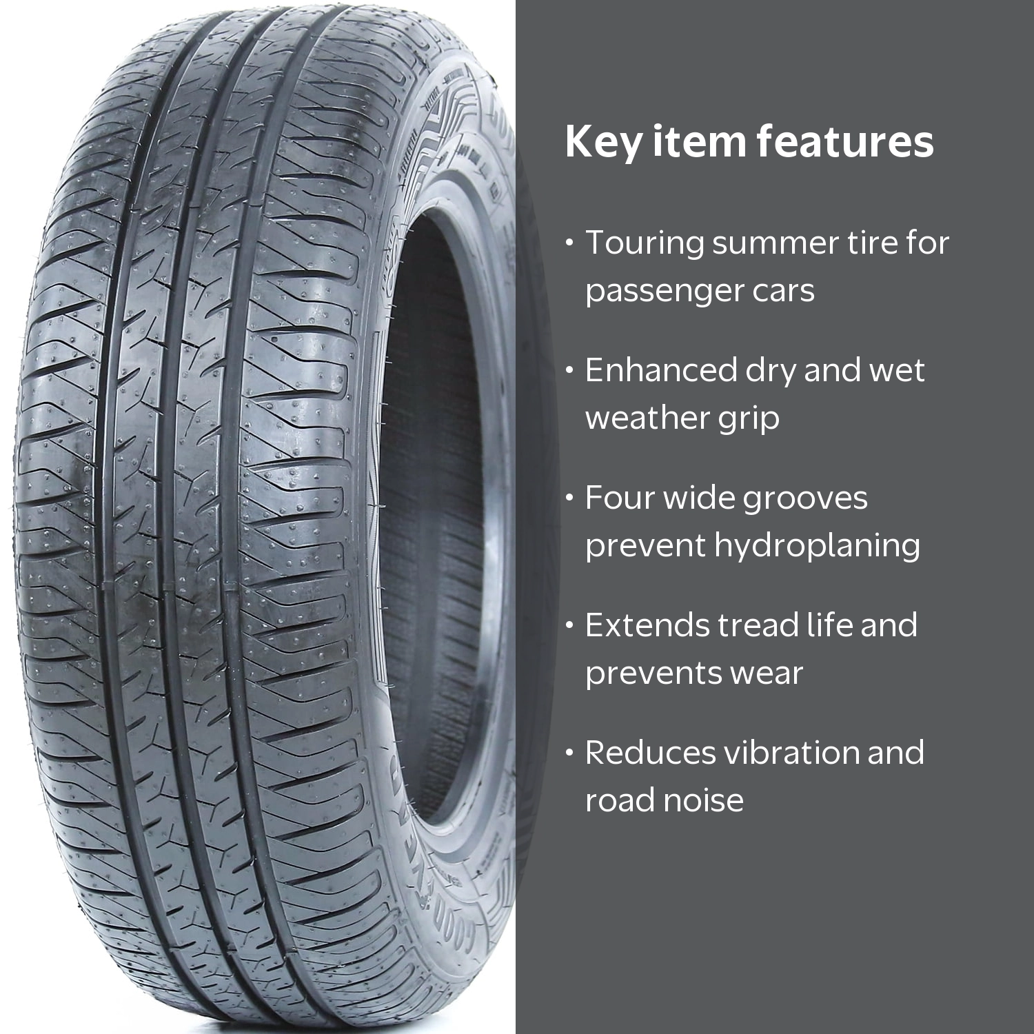 Goodyear Assurance Duraplus 2 Tire, 185/65R15 88H, Summer Season