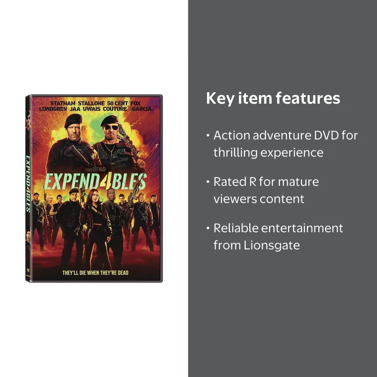 Lionsgate, DVD, Expendables 4, Action Adventure, Rated R - Walmart.com