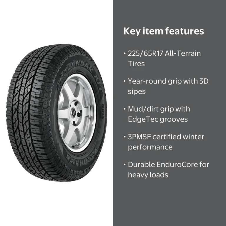Yokohama Geolandar A/T G015 225/65R17 Multitasking All Weather