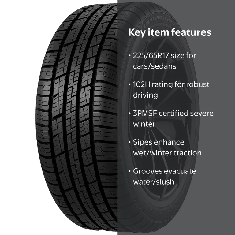Lexani, Passenger Tire, All Weather, 225/65R17, 102H - Walmart.com