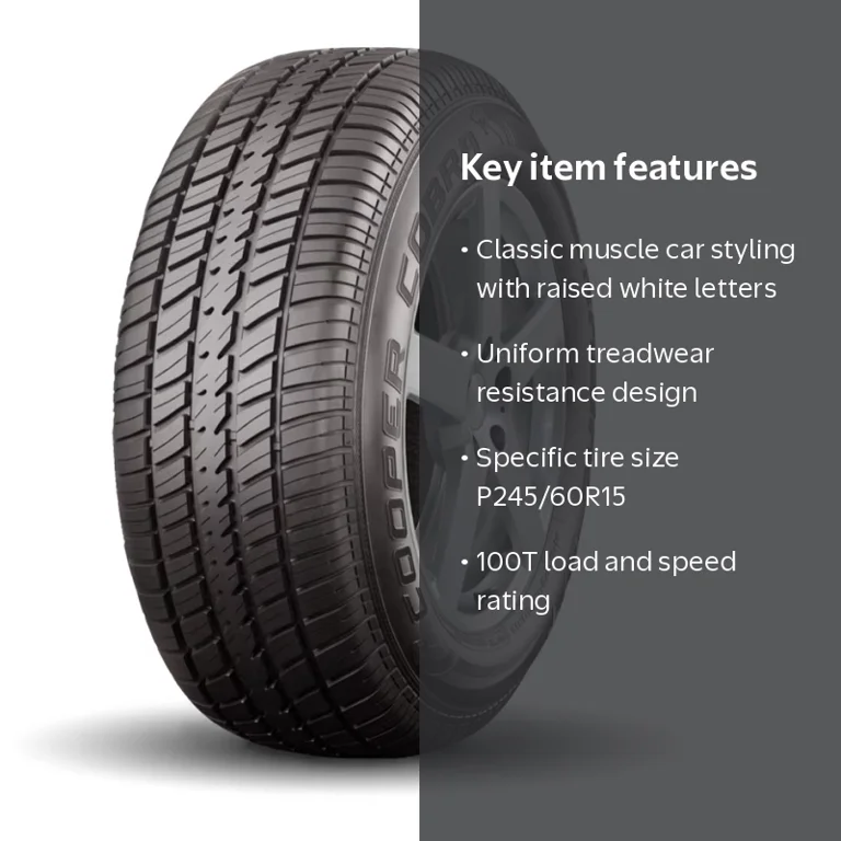 Cooper Cobra Radial G/T P245/60R15 100T All Season Passenger Tire