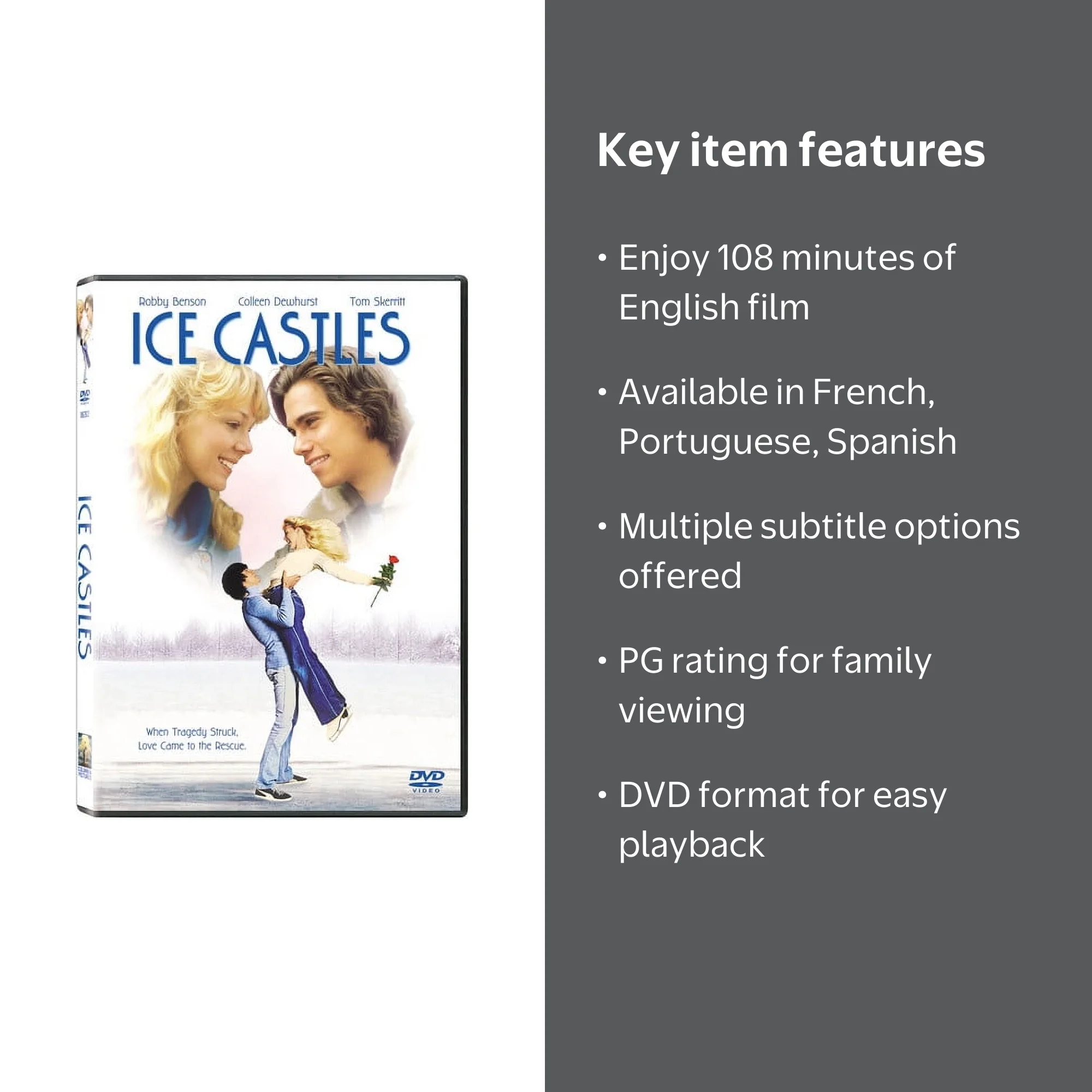 Sony Pictures Entertainment, DVD, Ice Castles, PG, 108 Minutes