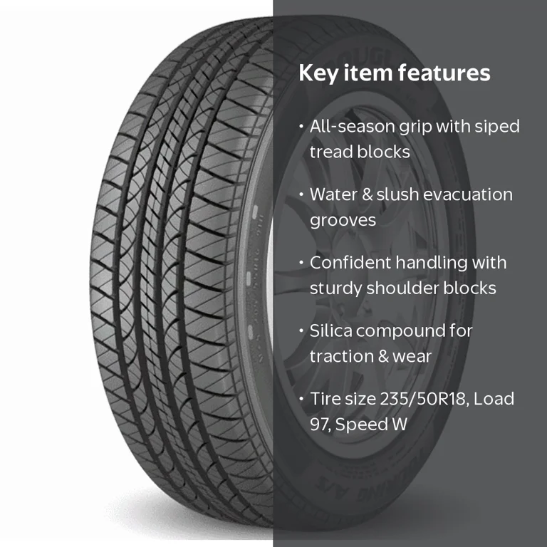 Douglas Touring A/S 235/50R18 97W All-Season Tire - Walmart.com