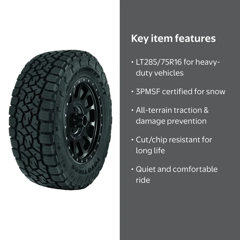 Toyo Open Country A/T III LT285/75R16 126R Tire, Fits 2006-09