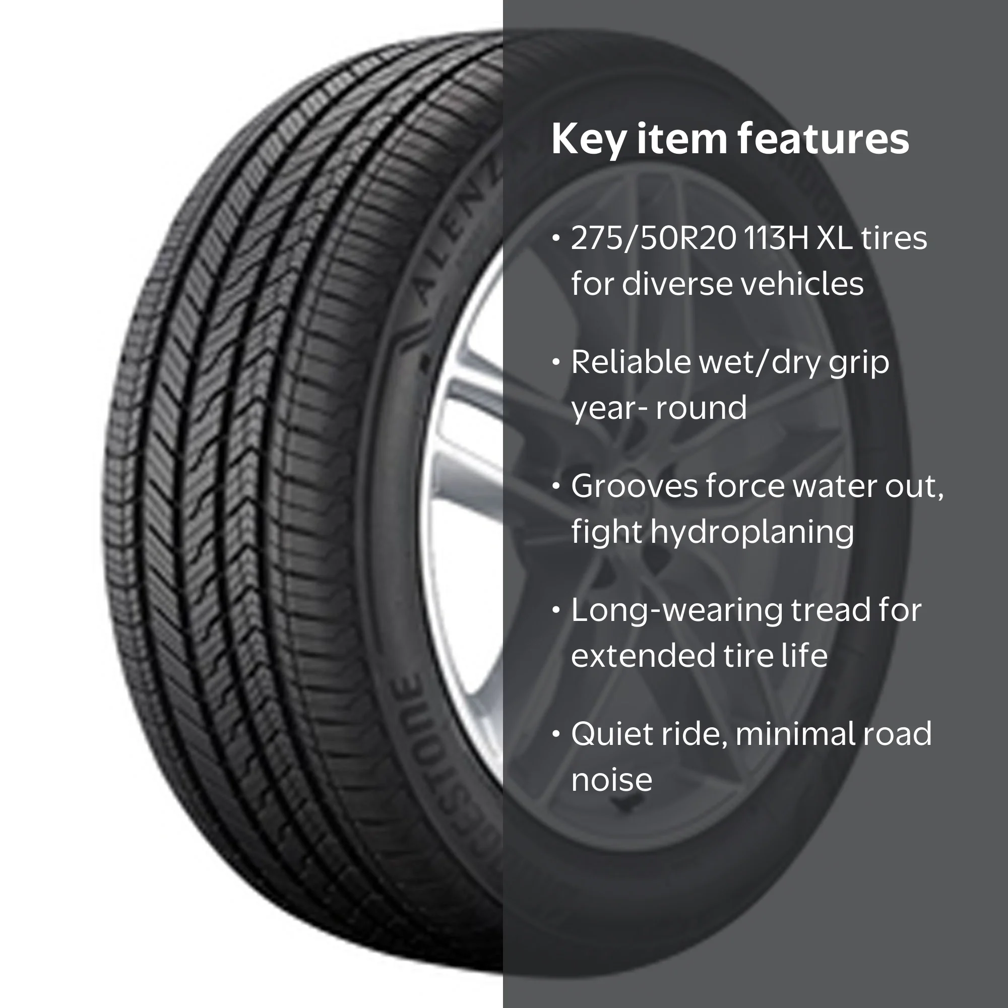 Bridgestone Alenza Sport A/S MOE 275/50R20 113H XL All-Season