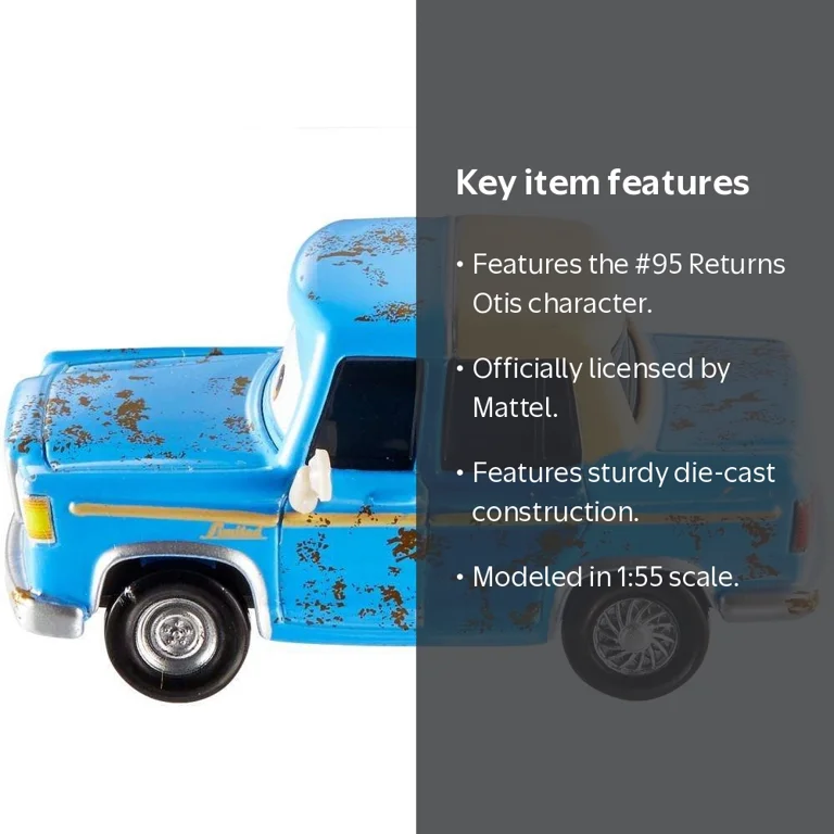 Disney / Pixar #95 Returns Otis Diecast Car - Walmart.com