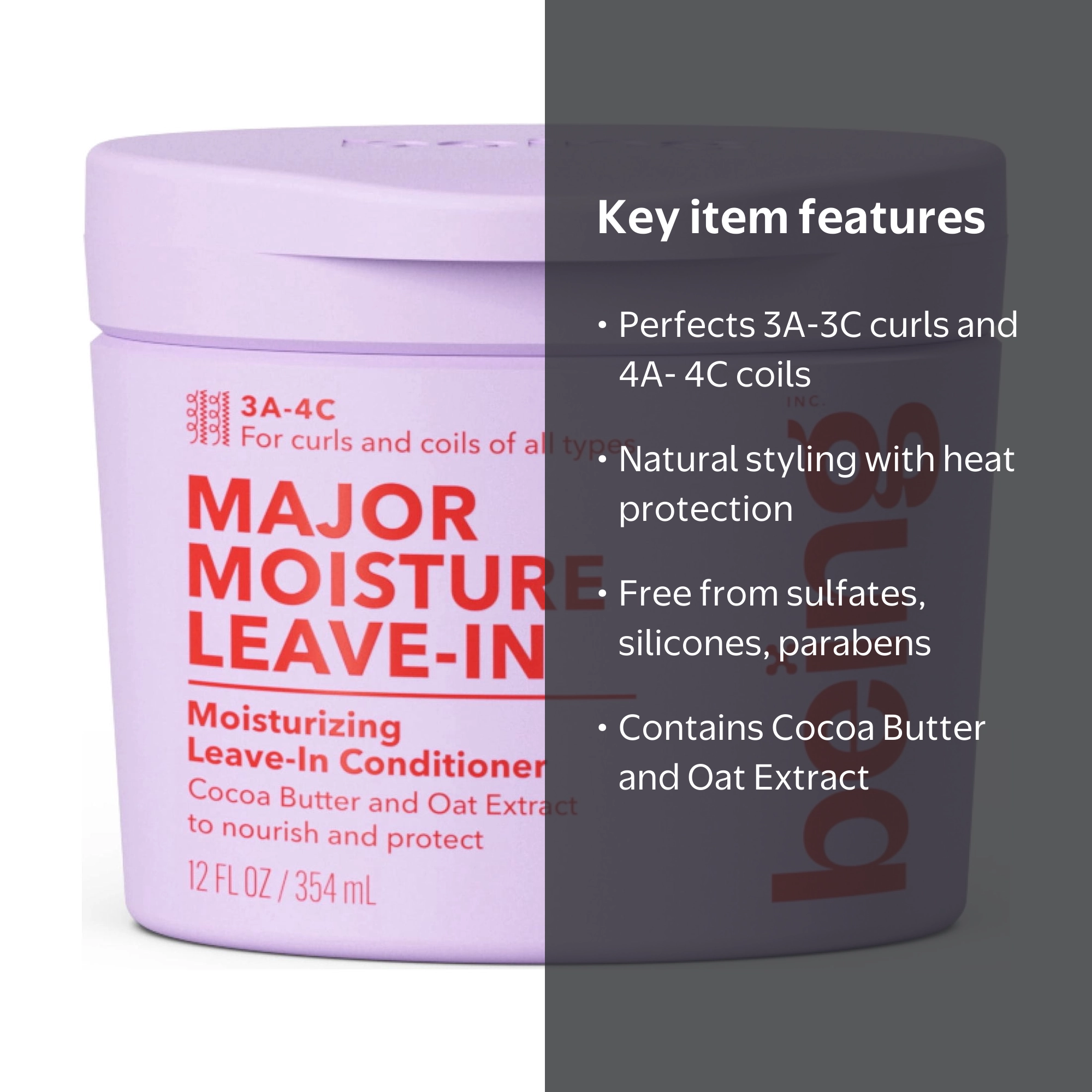 being MAJOR MOISTURE Moisturising Leave-In Conditioner 354mL
