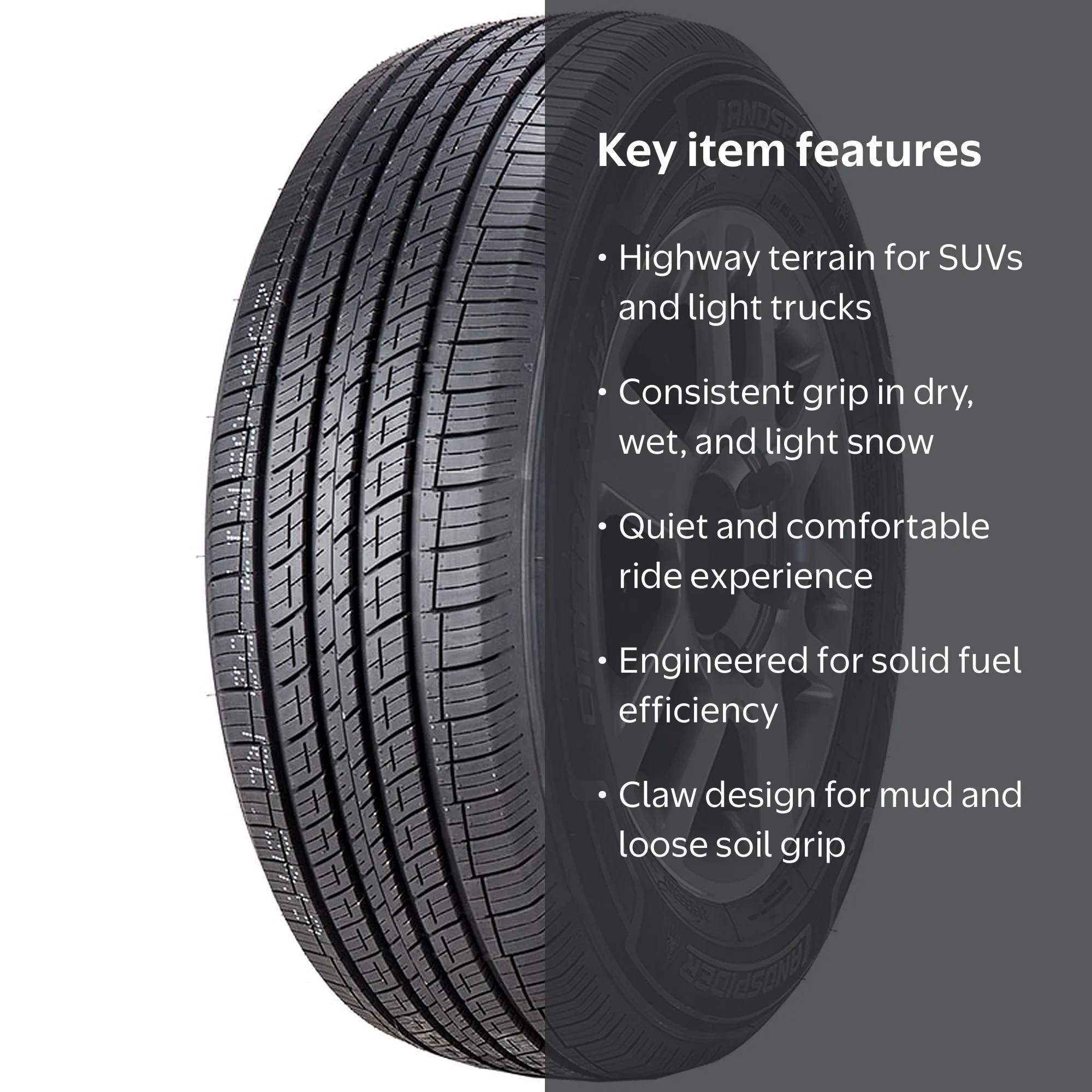 Landspider CityTraxx H/T All Season 225/60R17 99H Passenger Tire