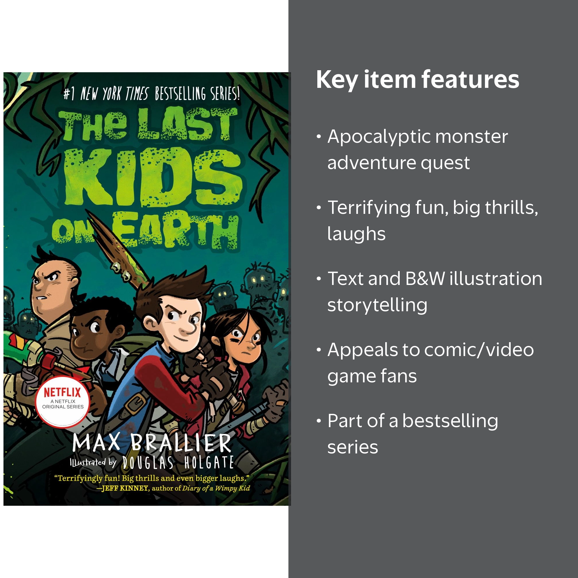 Max Brallier, The Last Kids on Earth, Hardcover, Graphic series