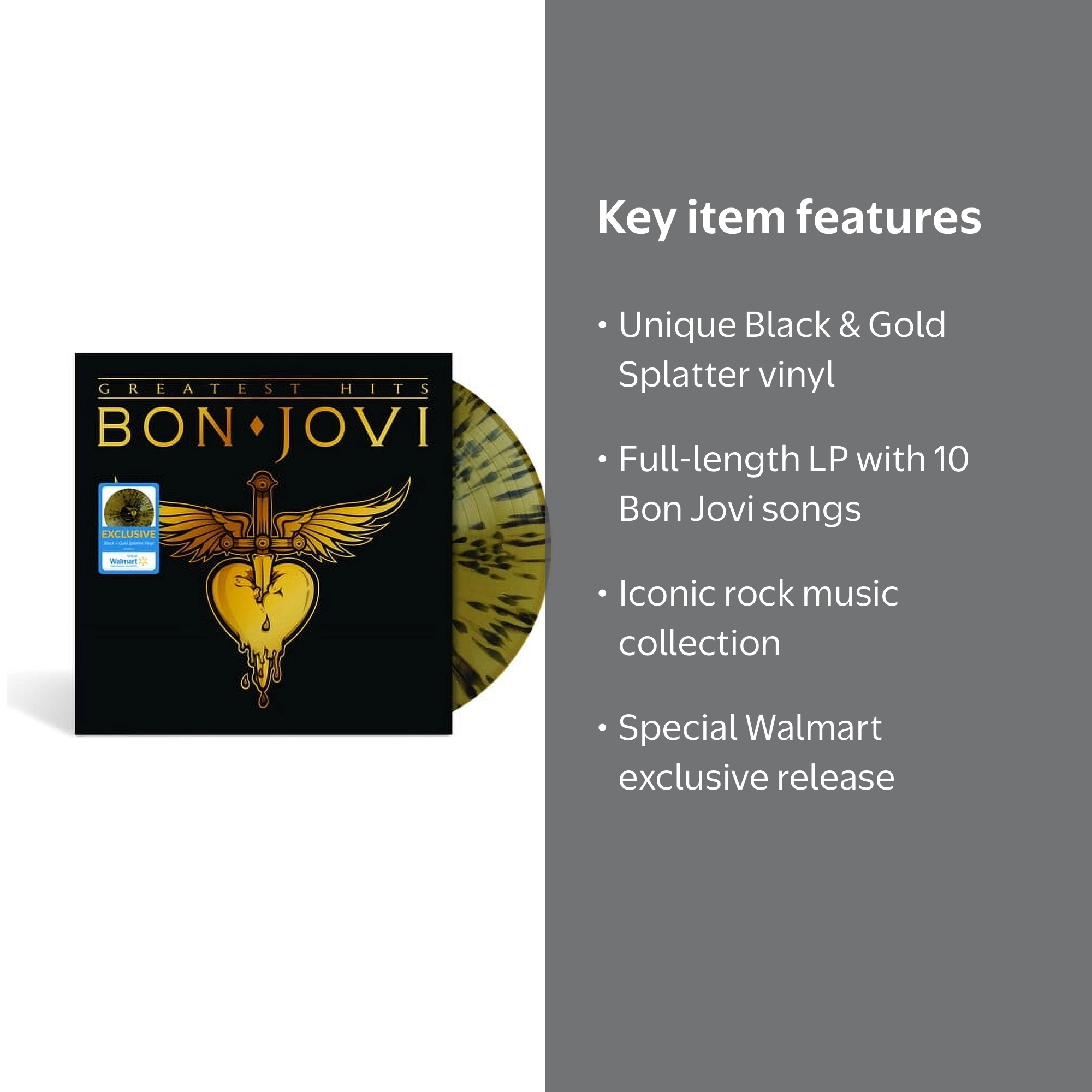Bon Jovi – Greatest Hits (Walmart Exclusive) - Vinyl - Walmart.com