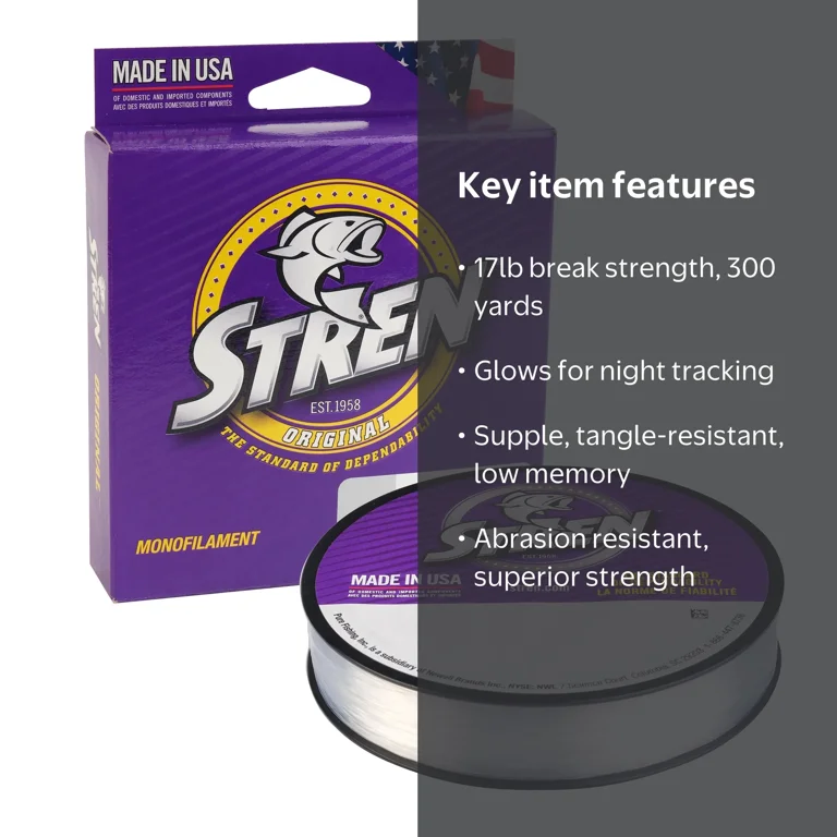 best 17 lb mono fishing line Reaction Tackle Nylon Monofilament so when fishing in rocky areas Trilene XL Monofilament 20 lb