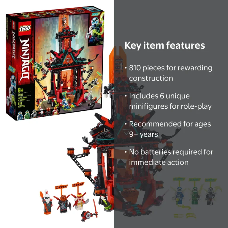 LEGO NINJAGO Empire Temple of Madness 71712 Ninja Building Kit