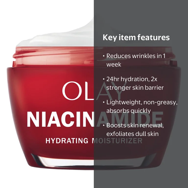 Olay Face Cream Regenerist Niacinamide & Peptide 24, 1.7 oz