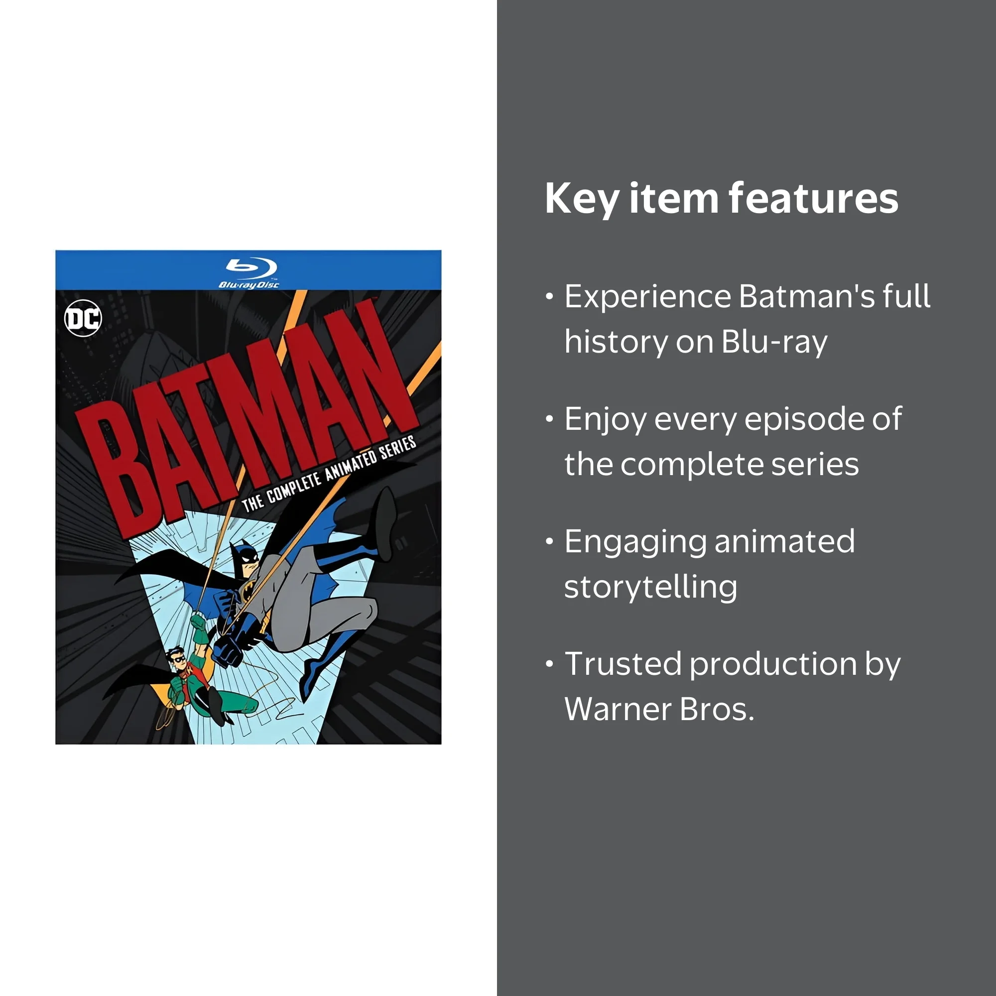 Warner Bros Batman: The Complete Animated Series, Blu-ray