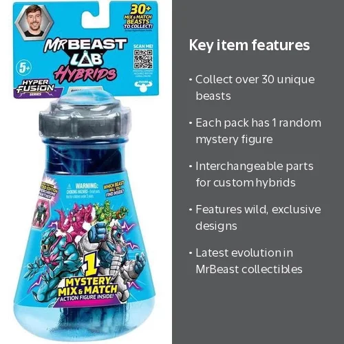 MrBeast Lab Hybrids Hyper Fusion Series Mystery Pack (1 RANDOM Mix
