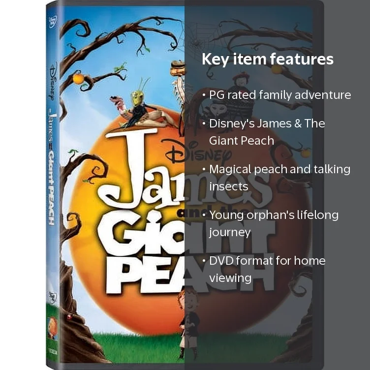 Disney, James and the Giant Peach DVD, Kids & Family Movie
