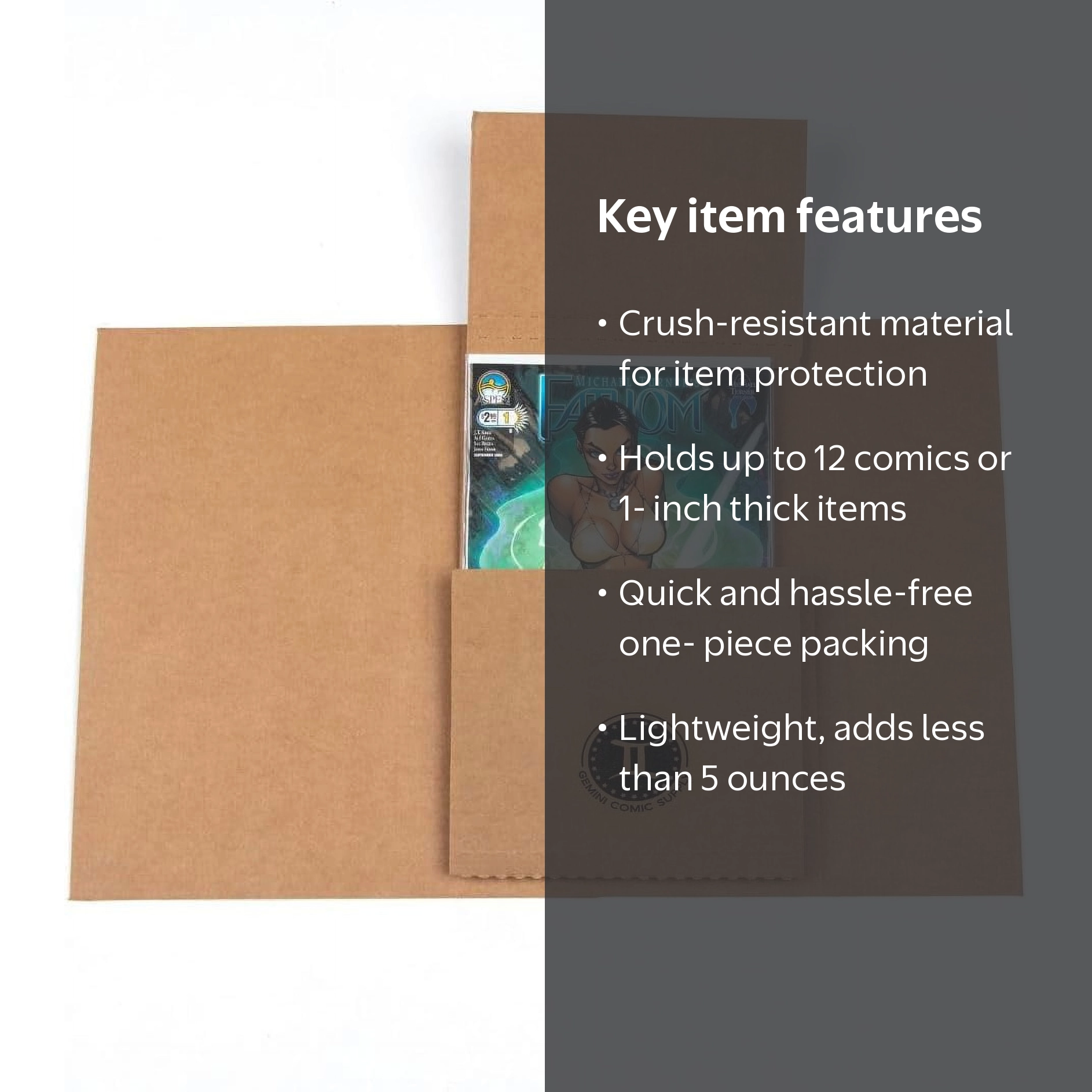 Gemini Comic Book Flash Mailers | Book Shipping Packages Box