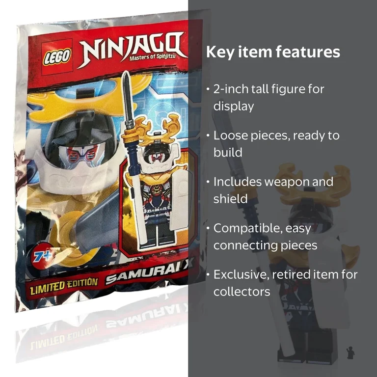 【本体・内袋未開封】　シャイダー　マスコレ LEGO Ninjago Samurai X Minifigure - Sons of Garmadon Set with