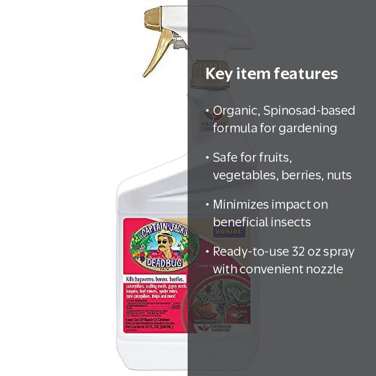 BADGES40❷ BONIDE Captain Jack's Deadbug Brew Organic Insect Killer, 32 oz
