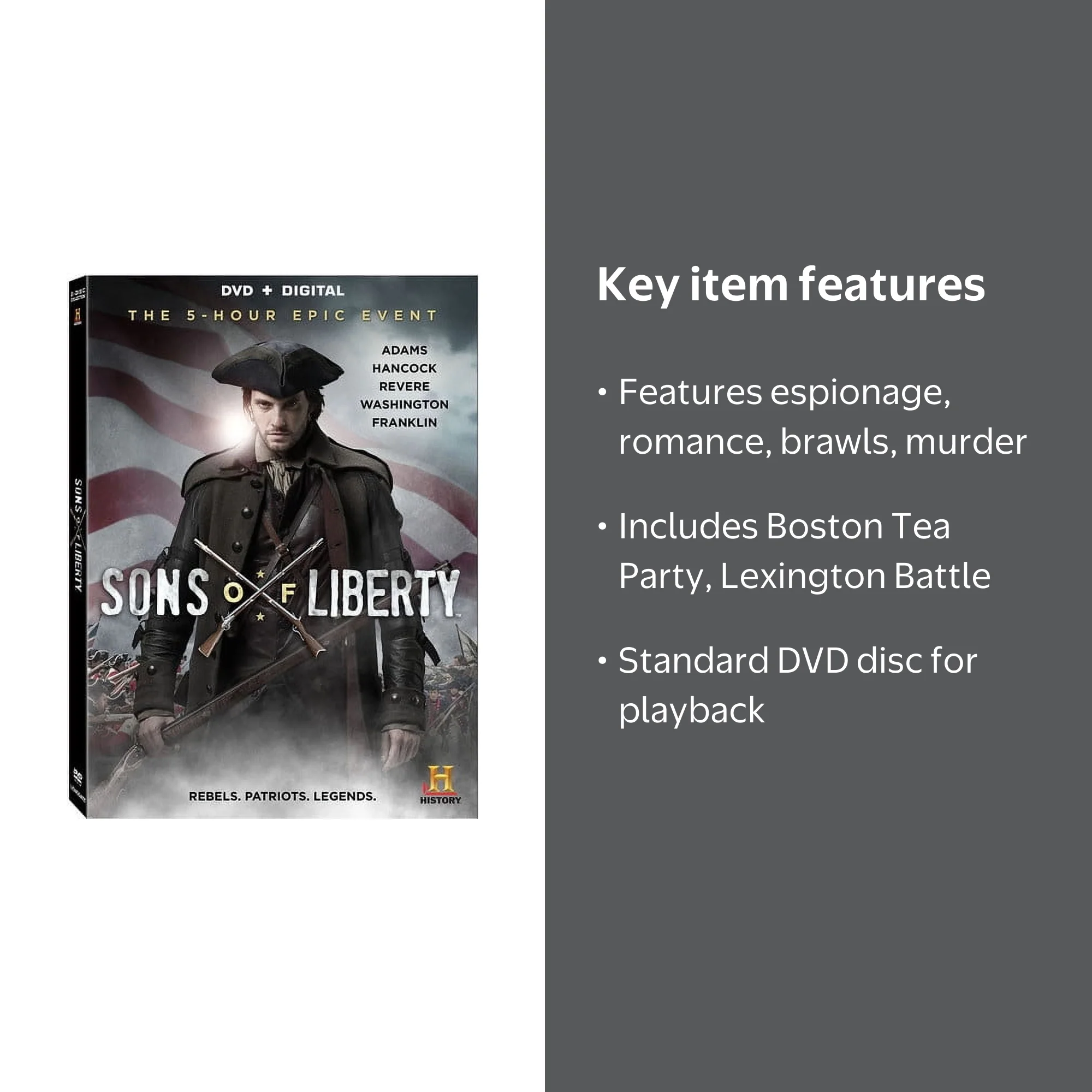 その他 For Love of Liberty [DVD] Sons of Liberty (DVD) - Walmart.com