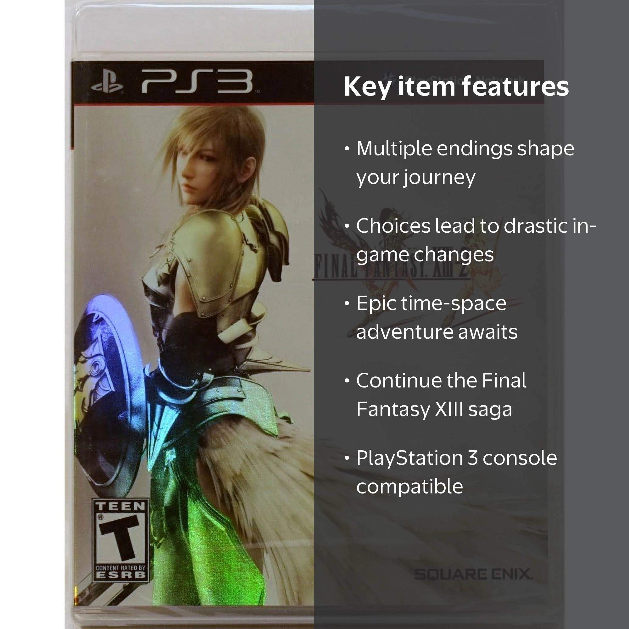 Square Enix Final Fantasy XIII-2 (PS3), Rated T, New & Sealed