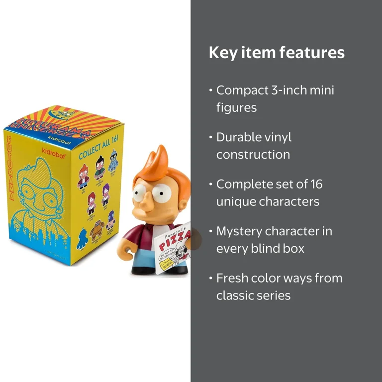Kidrobot Futurama Universe X Collectible Mini Figures Toys Mystery