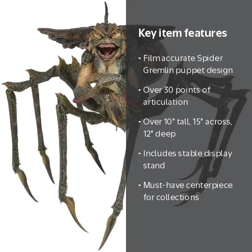 NECA, Gremlins 2 - Deluxe Action Figure, Spider Gremlin, Deluxe